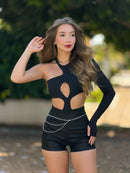 SHORTS COURO ECO CASSIE